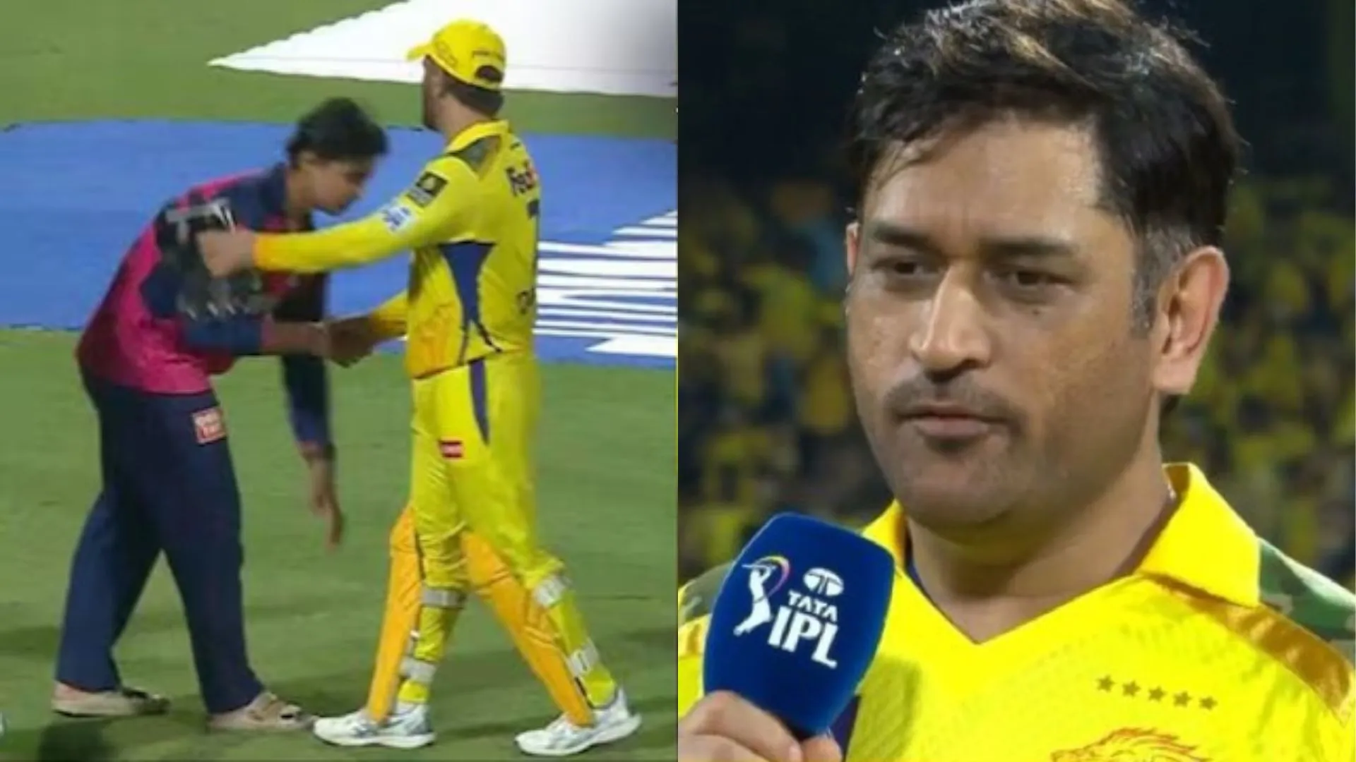 MS Dhoni’s Witty Remark On Vaibhav Suryavanshi Touching His Feet Goes Viral: ‘You Feel Old’